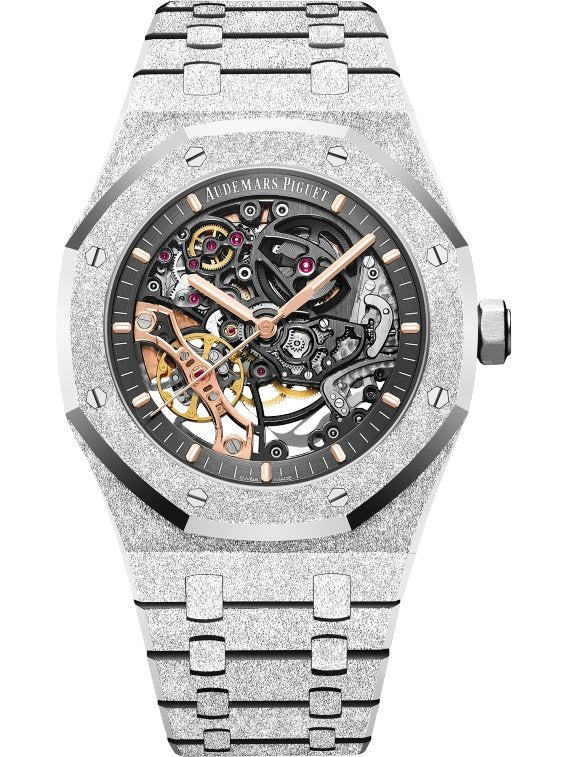 Audemars Piguet Royal Oak Double Balance Wheel Frosted Gold (Reference # 15407BC.GG.1224BC.01) - WatchesOff5thWatch