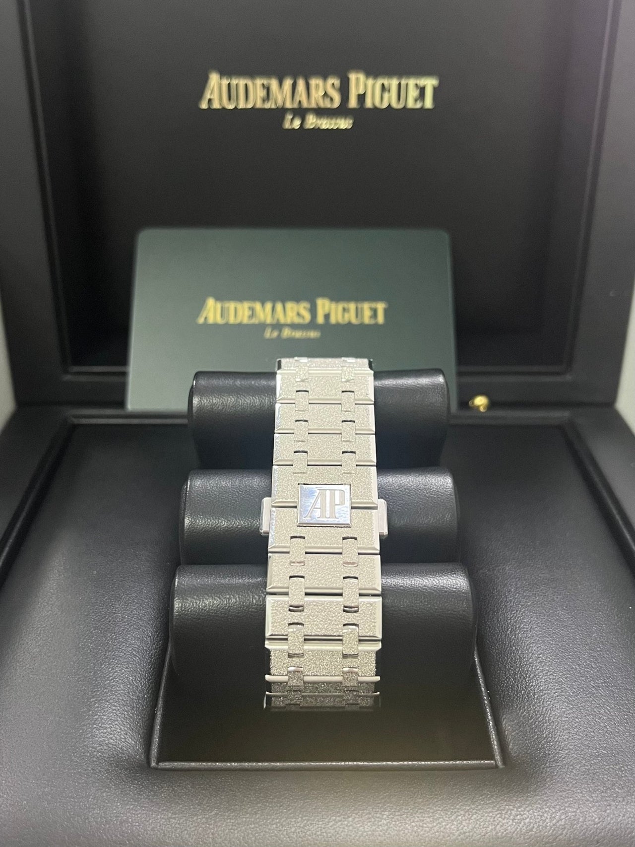 Audemars Piguet Royal Oak Double Balance Wheel Frosted Gold (Reference # 15407BC.GG.1224BC.01) - WatchesOff5thWatch