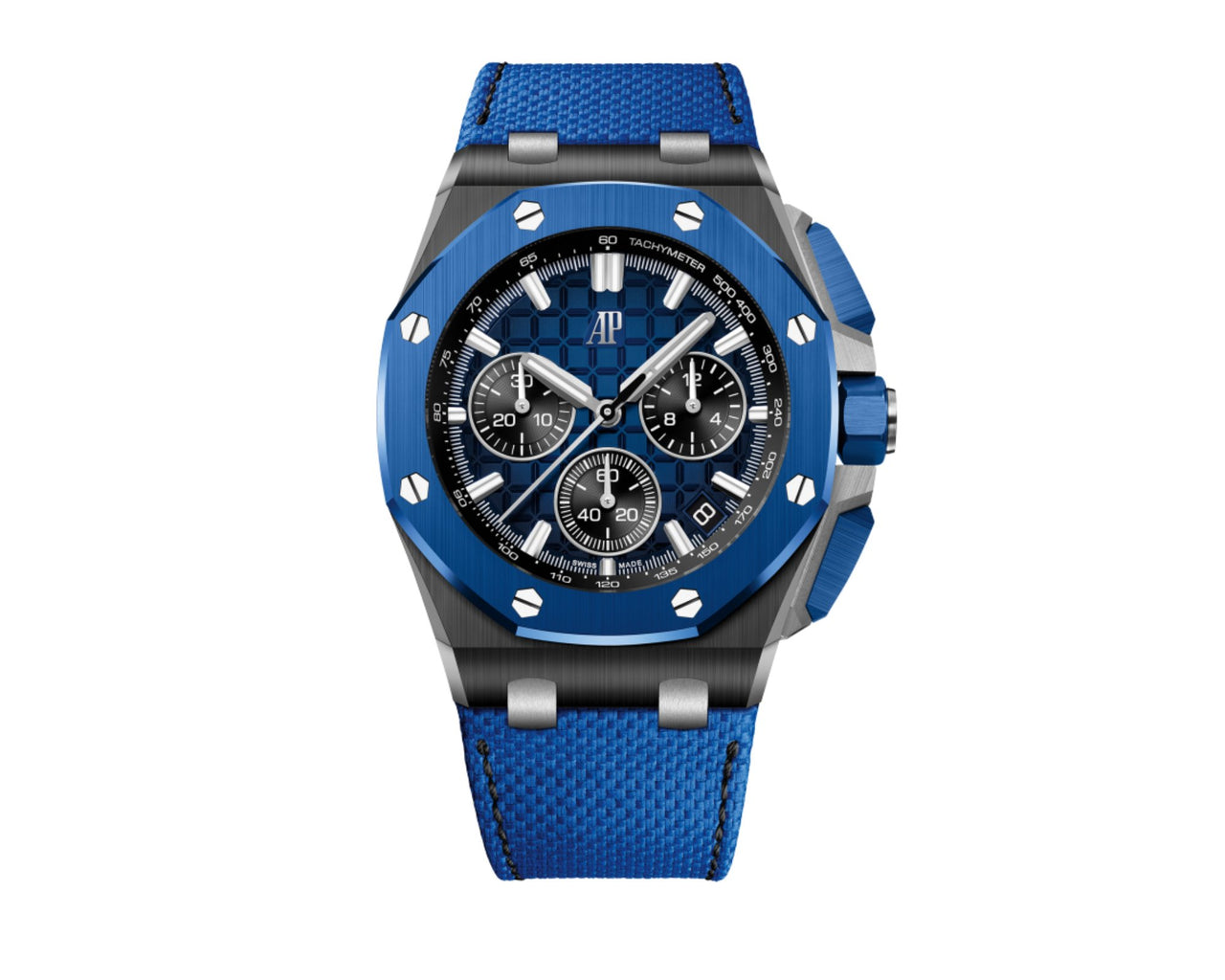 Audemars Piguet Royal Oak Offshore Chronograph SELFWINDING CHRONOGRAPH BLUE 26420CE.OO.A043VE.01 - WatchesOff5thWatch