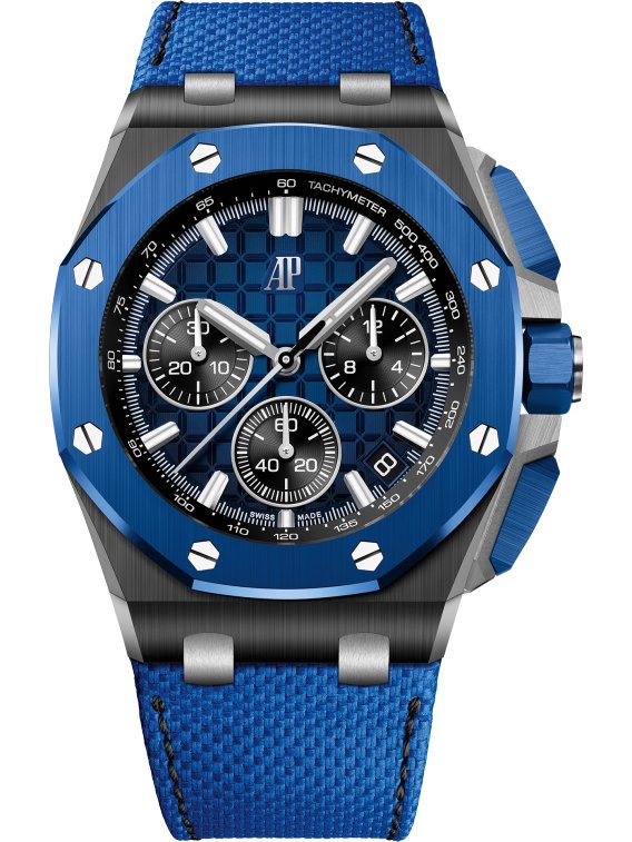 Audemars Piguet Royal Oak Offshore Chronograph SELFWINDING CHRONOGRAPH BLUE 26420CE.OO.A043VE.01 - WatchesOff5thWatch