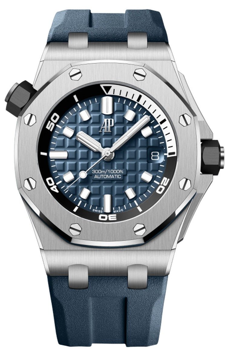 Audemars Piguet Royal Oak Offshore Diver Blue Dial Reference 15720ST.OO.A027CA.01