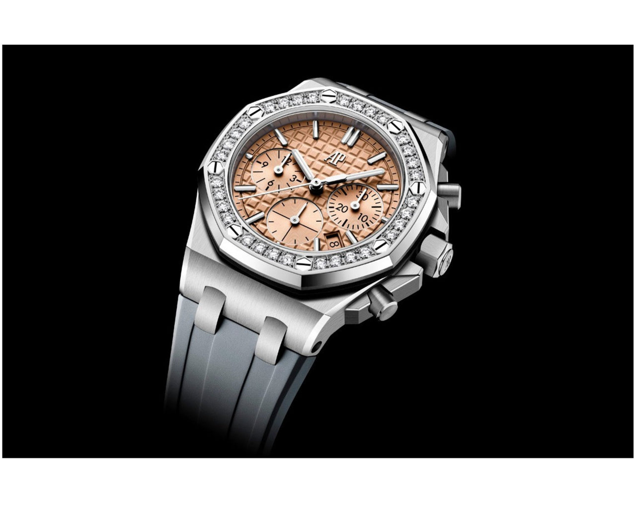 Audemars Piguet Royal Oak Offshore Lady 37mm OFFSHORE SELFWINDING CHRONOGRAPH 26231ST.ZZ.A178CA.01 Salmon Dial Steel - WatchesOff5thWatch