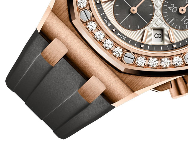 Audemars Piguet Royal Oak Offshore Lady Selfwinding Ladies 37mm Silver dial Rose Gold 26231OR.ZZ.D003CA.01 - WatchesOff5thWatch