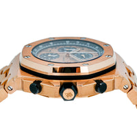 Thumbnail for Audemars Piguet Royal Oak Offshore Selfwinding Chronograph / 18k Rose Gold/ Pink Toned Dial / Black Sub-Dials (Ref#26470OR.OO.1000OR.01) - WatchesOff5thWatch