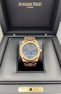 Thumbnail for Audemars Piguet Royal Oak Perpetual Calendar/ 18k Rose Gold/ Blue Dial/ Blue Sub-Dials (Ref#26574OR.OO.1220OR.02) - WatchesOff5thWatch