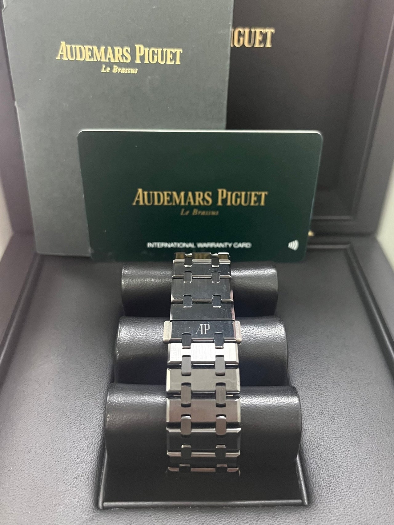 Audemars Piguet Royal Oak Perpetual Calendar/ Black Ceramic/ Black Dial/ Black Sub_Dials/ Black Ceramic Bezel (Ref#26579CE.OO.1225CE.01) - WatchesOff5thWatch