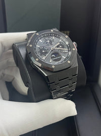 Thumbnail for Audemars Piguet Royal Oak Perpetual Calendar/ Black Ceramic/ Black Dial/ Black Sub_Dials/ Black Ceramic Bezel (Ref#26579CE.OO.1225CE.01) - WatchesOff5thWatch