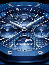 Thumbnail for Audemars Piguet Royal Oak Perpetual Calendar Blue Ceramic Ref # 26579CS.OO.1225CS.01 - WatchesOff5thWatch