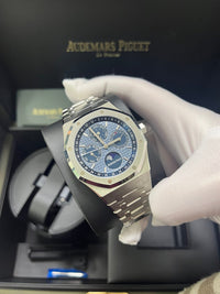 Thumbnail for Audemars Piguet Royal Oak Perpetual Calendar Blue Dial Steel 41mm Reference 26574ST.OO.1220ST.03 - WatchesOff5thWatch