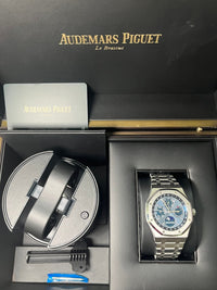 Thumbnail for Audemars Piguet Royal Oak Perpetual Calendar Blue Dial Steel 41mm Reference 26574ST.OO.1220ST.03 - WatchesOff5thWatch