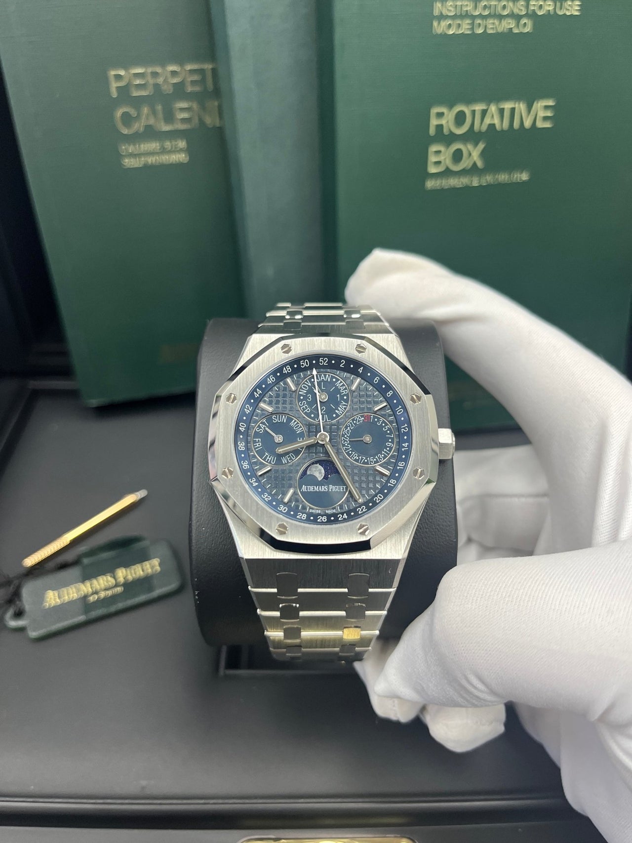 Audemars Piguet Royal Oak Perpetual Calendar (Reference # 26574ST.OO.1220ST.02) - WatchesOff5th