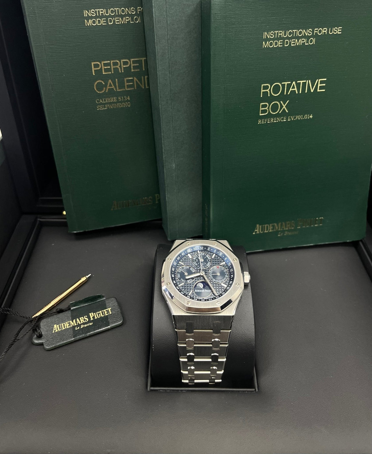 Audemars Piguet Royal Oak Perpetual Calendar (Reference # 26574ST.OO.1220ST.02) - WatchesOff5th