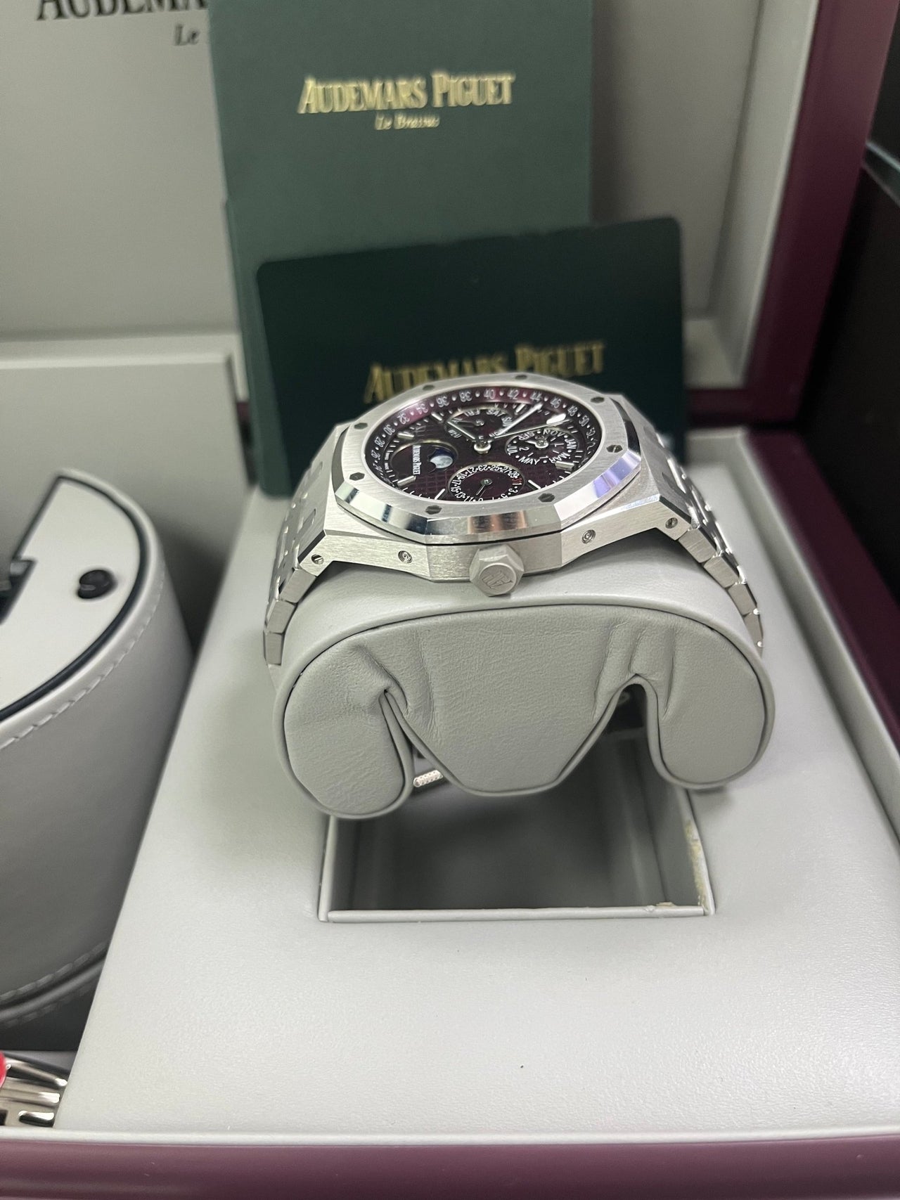 Audemars Piguet Royal Oak Perpetual Calendar SPECIAL EDITION 41mm Royal Oak Burgundy Dial 26574BC.OO.1220BC.01 - WatchesOff5thWatch