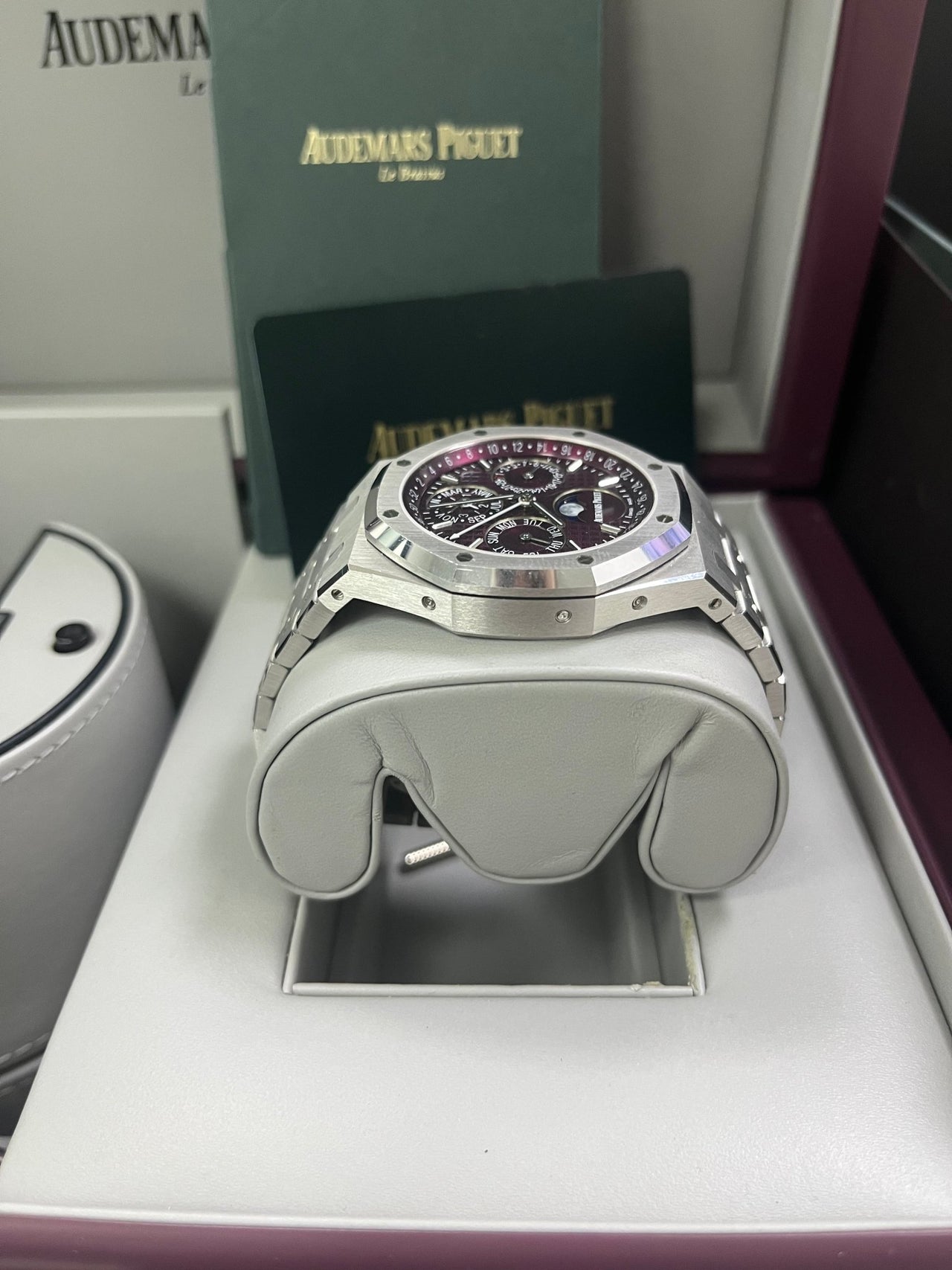 Audemars Piguet Royal Oak Perpetual Calendar SPECIAL EDITION 41mm Royal Oak Burgundy Dial 26574BC.OO.1220BC.01 - WatchesOff5thWatch