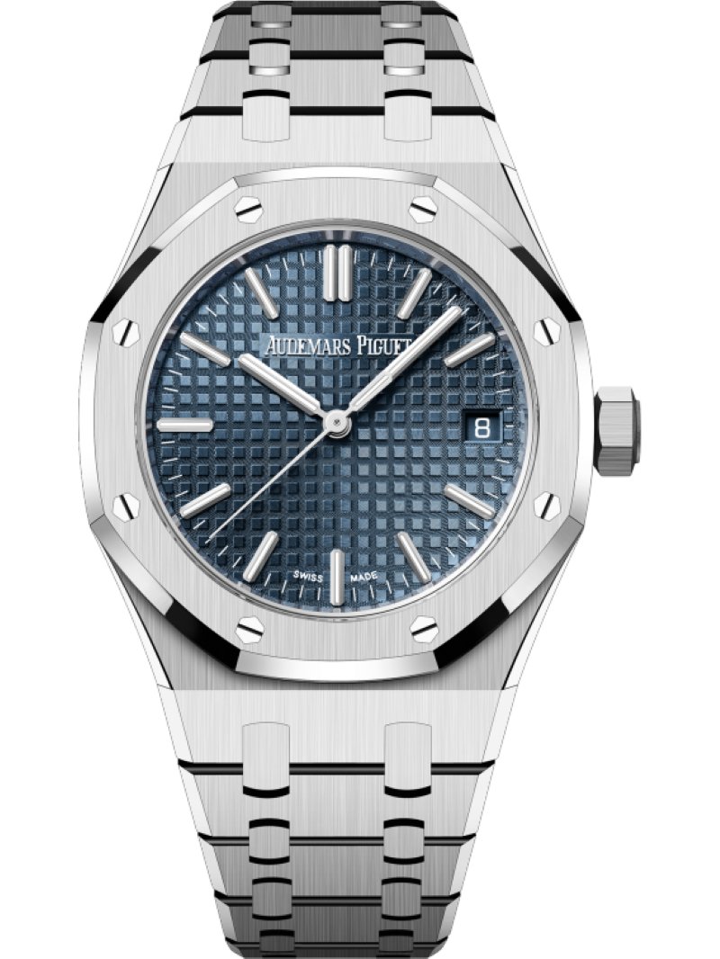 Audemars Piguet Royal Oak Selfwinding 37mm Stainless Steel Blue Dial 15550ST.OO.1356ST.06 - WatchesOff5th