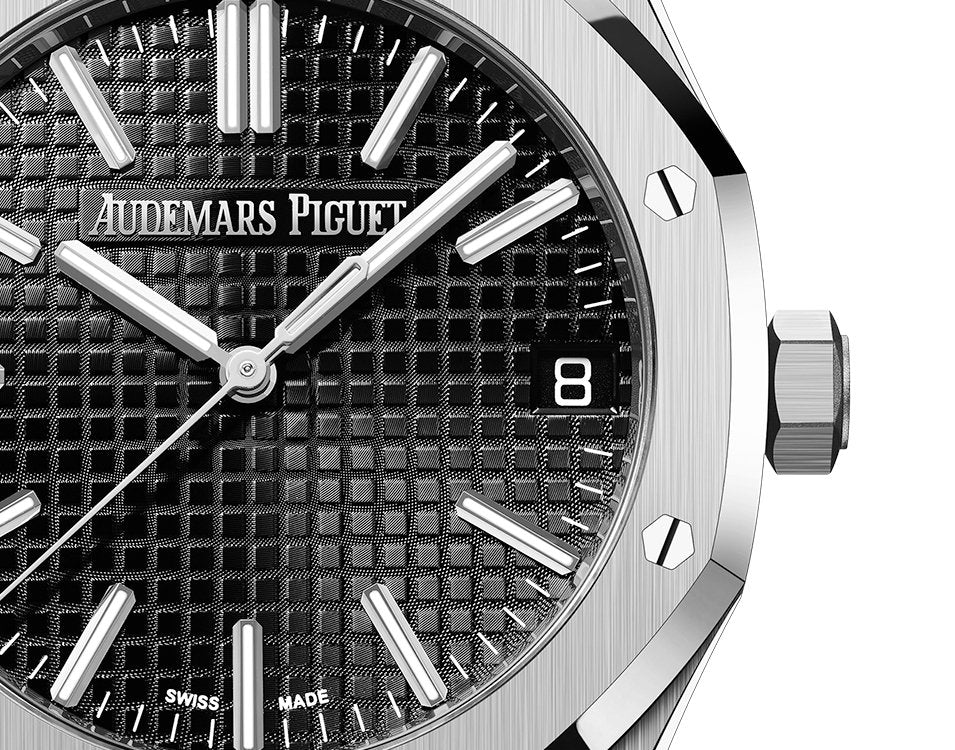 Audemars Piguet ROYAL OAK SELFWINDING "50TH ANNIVERSARY" Black Dial 15510ST.OO.1320ST.02 - WatchesOff5th