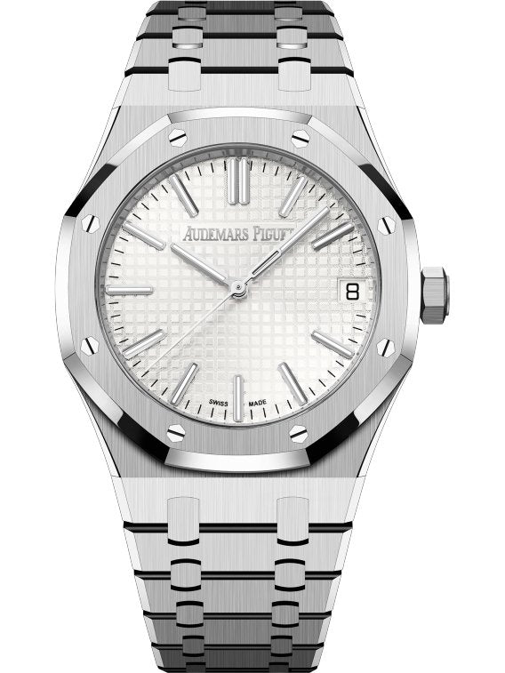 Audemars Piguet ROYAL OAK SELFWINDING "50TH ANNIVERSARY" White Dial Ref. 15510ST.OO.1320ST.03 - WatchesOff5th