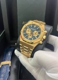 Thumbnail for Audemars Piguet Royal Oak Selfwinding Chronograph/ 18k Rose Gold/ Blue Dial/ Pink Sub-Dials (Ref#26331OR.OO.1220OR.01) - WatchesOff5thWatch