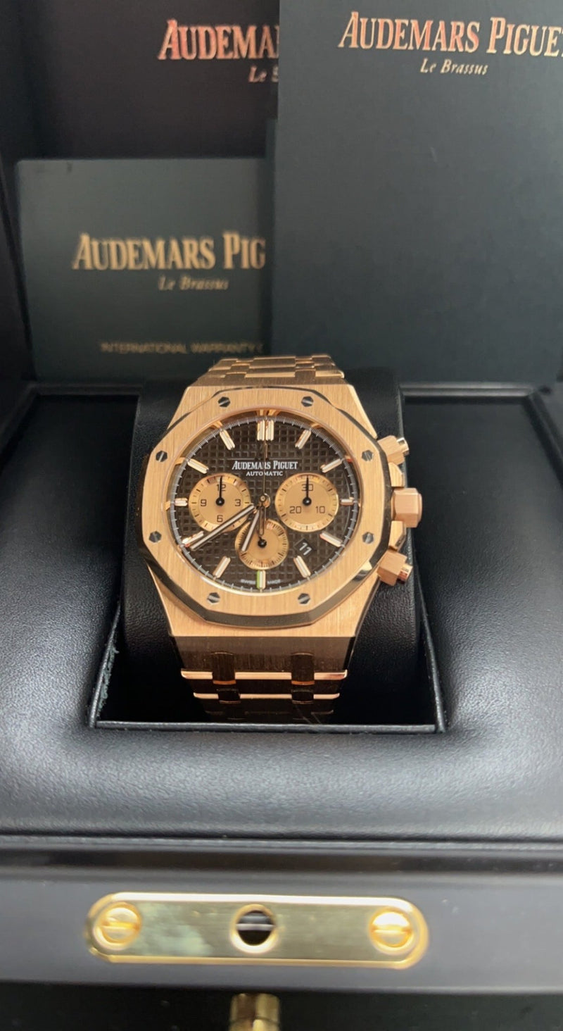 Audemars Piguet Royal Oak Selfwinding Chronograph 41mm Brown dial (Reference # 26239OR.OO.1220OR.02) - WatchesOff5thWatch