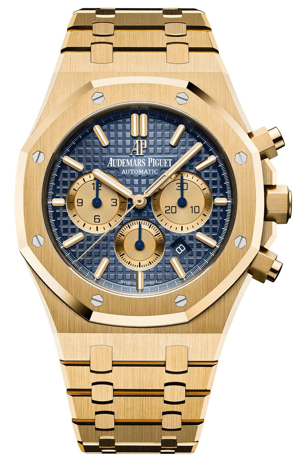 Audemars piguet royal oak chronograph yellow gold best sale