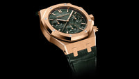 Thumbnail for Audemars Piguet ROYAL OAK SELFWINDING CHRONOGRAPH “50TH ANNIVERSARY” GREEN DIAL GREEN STRAP (Ref # 26240OR.OO.D404CR.01) - WatchesOff5th