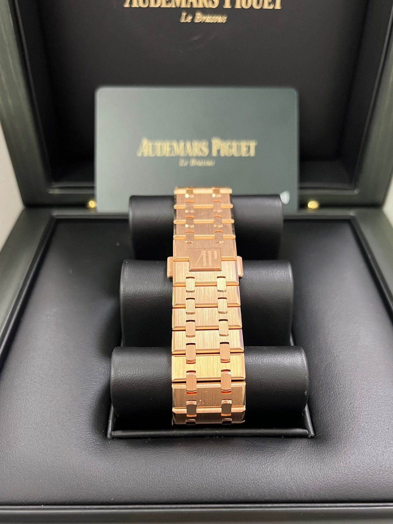 Audemars Piguet ROYAL OAK SELFWINDING CHRONOGRAPH “50TH ANNIVERSARY” Rose Gold Blue Dial REF#26240OR.OO.1320OR.01 - WatchesOff5thWatch