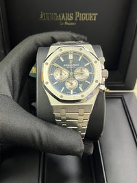 Thumbnail for Audemars Piguet Royal Oak Selfwinding Chronograph/ Stainless Steel/ Blue Dial/ Silver Sub-Dials (Ref#26331ST.OO.1220ST.01) - WatchesOff5thWatch