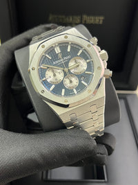 Thumbnail for Audemars Piguet Royal Oak Selfwinding Chronograph/ Stainless Steel/ Blue Dial/ Silver Sub-Dials (Ref#26331ST.OO.1220ST.01) - WatchesOff5thWatch