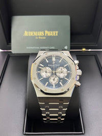 Thumbnail for Audemars Piguet Royal Oak Selfwinding Chronograph/ Stainless Steel/ Blue Dial/ Silver Sub-Dials (Ref#26331ST.OO.1220ST.01) - WatchesOff5thWatch