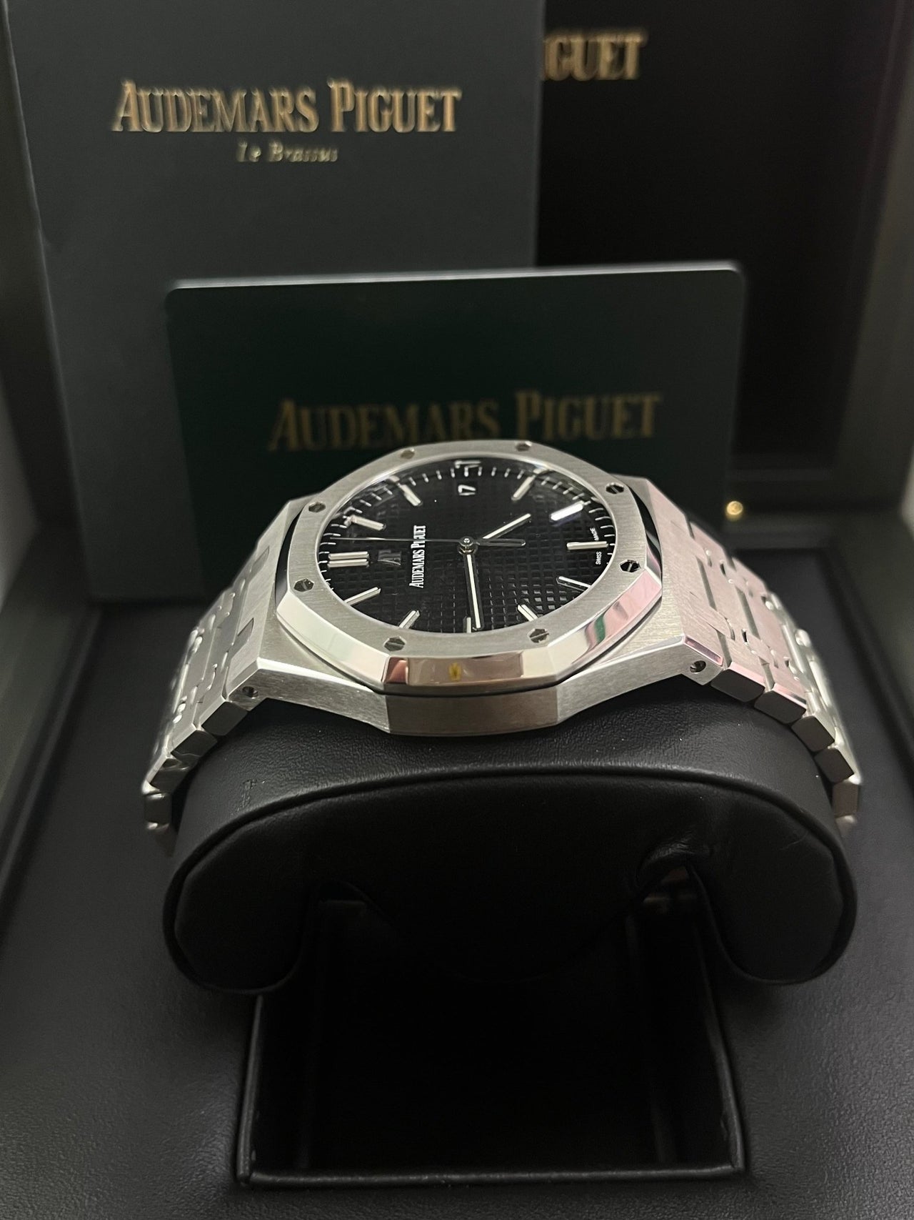 Audemars Piguet Royal Oak Selfwinding/ Stainless Steel/ Black Dial (Ref# 15500ST.OO.1220ST.03) - WatchesOff5thWatch