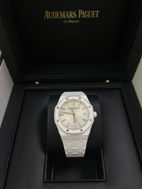 Thumbnail for Audemars Piguet Royal Oak Selfwinding White Ceramic 77350CB.OO.1266CB.01 - WatchesOff5th