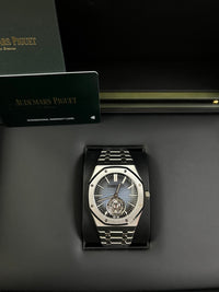 Thumbnail for Audemars Piguet Royal Oak Steel Blue Dial 50th Anniversary Tourbillon 26730ST.OO.1320ST.01 - WatchesOff5th