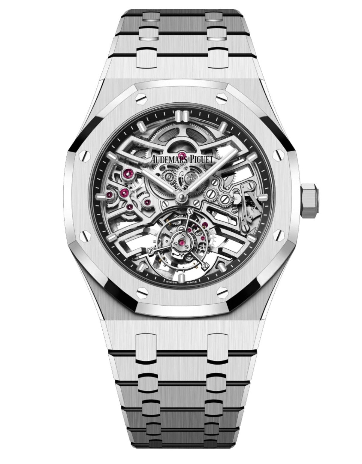 Audemars Piguet Royal Oak Tourbillon Flying Tourbillon Squelette Reference 26735ST.OO.1320ST.02 - WatchesOff5thWatch