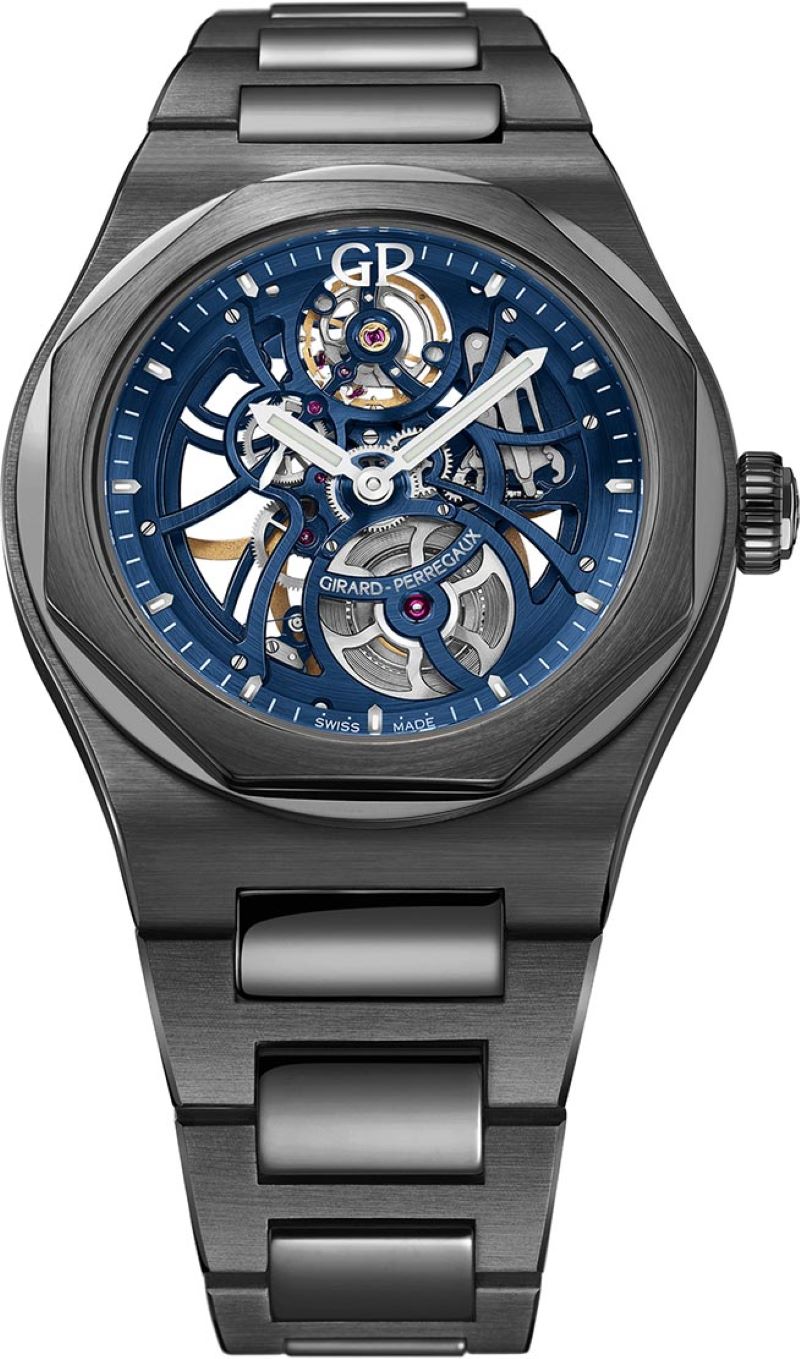 Girard Perregaux Laureato 81015-32-432-32A "Earth to Sky" Edition Skeleton Dial - WatchesOff5th
