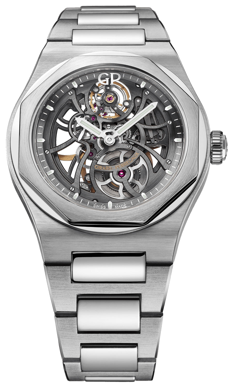 Girard Perregaux Laureato Skeleton 81015-11-001-11A - WatchesOff5th