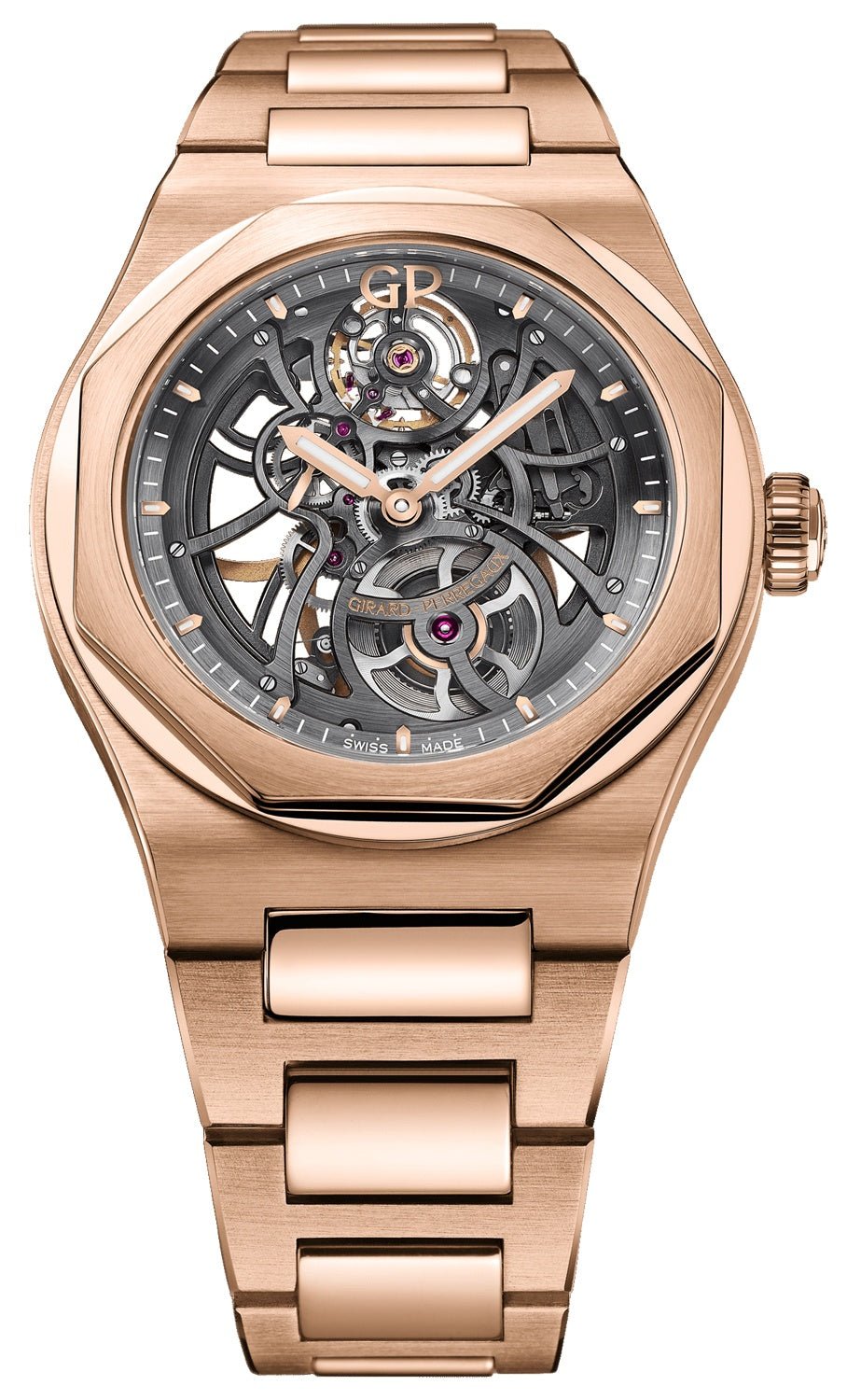 Girard Perregaux Laureato Skeleton 81015-52-002-52A - WatchesOff5th