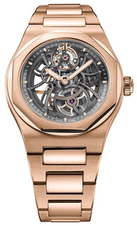 Thumbnail for Girard Perregaux Laureato Skeleton 81015-52-002-52A - WatchesOff5th