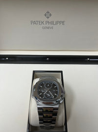 Thumbnail for Patek Philippe Nautilus Travel Time Chronograph/ Stainless Steel/ Black Graduated Dial (Ref# 5990/1A-001)