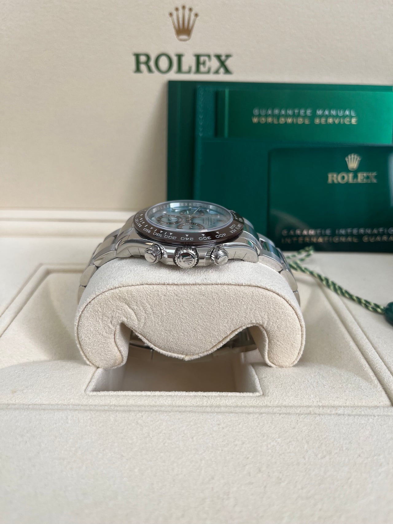 Rolex Daytona Platinum Ceramic Arabic Dial 116506