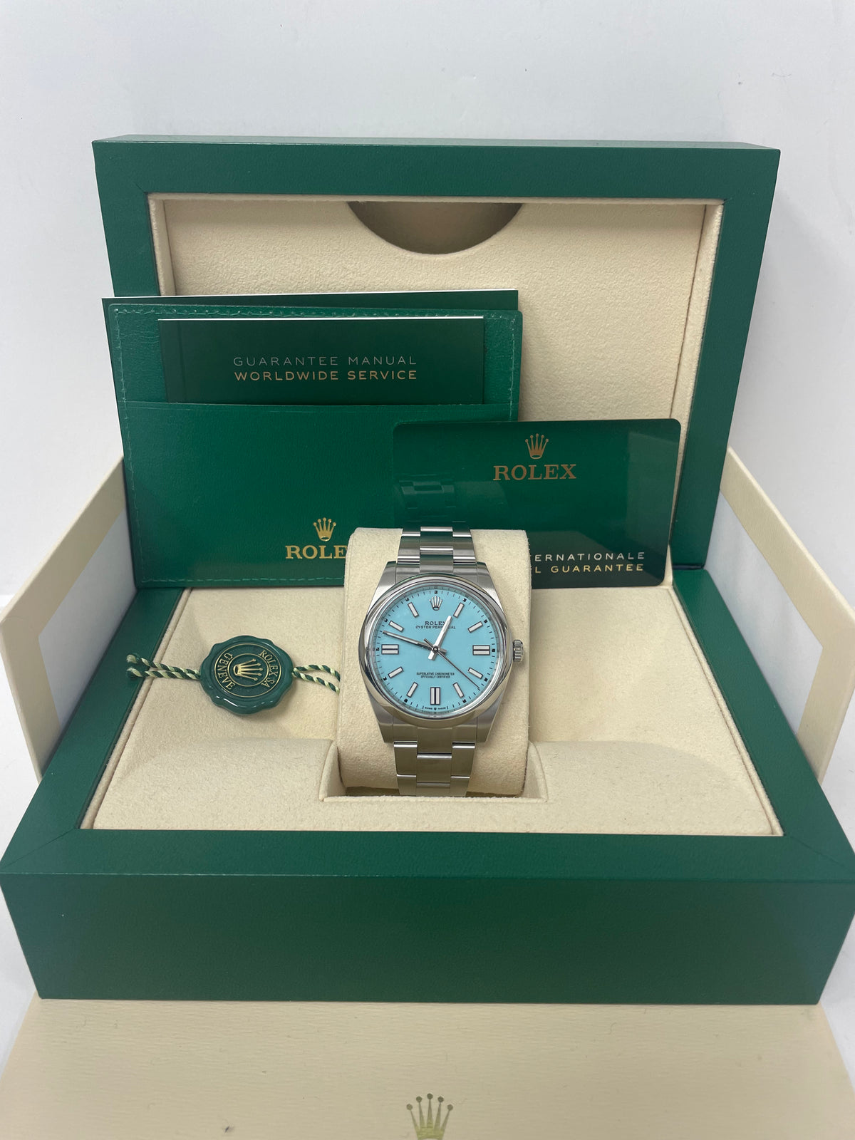 Rolex Oyster Perpetual 41 Stainless Steel - Turquoise Dial