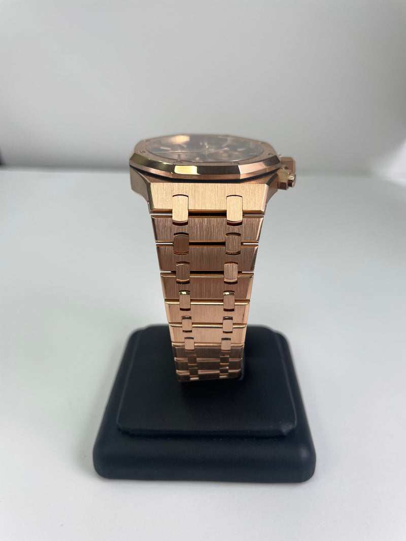 Audemars Piguet Royal Oak Chocolate Dial Men's 18K Rose Gold Watch  26331OR.OO.1220OR.02 842047110355 - Watches, Royal Oak - Jomashop