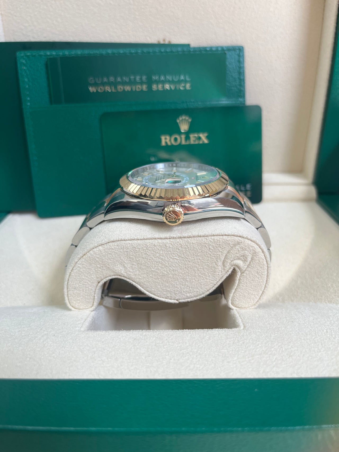 Rolex Sky-Dweller - Two-Tone Yellow Gold & Stainless Steel - White Index Dial (Ref# 326933)