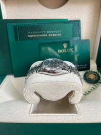 Thumbnail for Rolex Datejust 31 Steel and White Gold Datejust 31 Fluted Bezel Mint Green Index Dial Jubilee Bracelet 278274