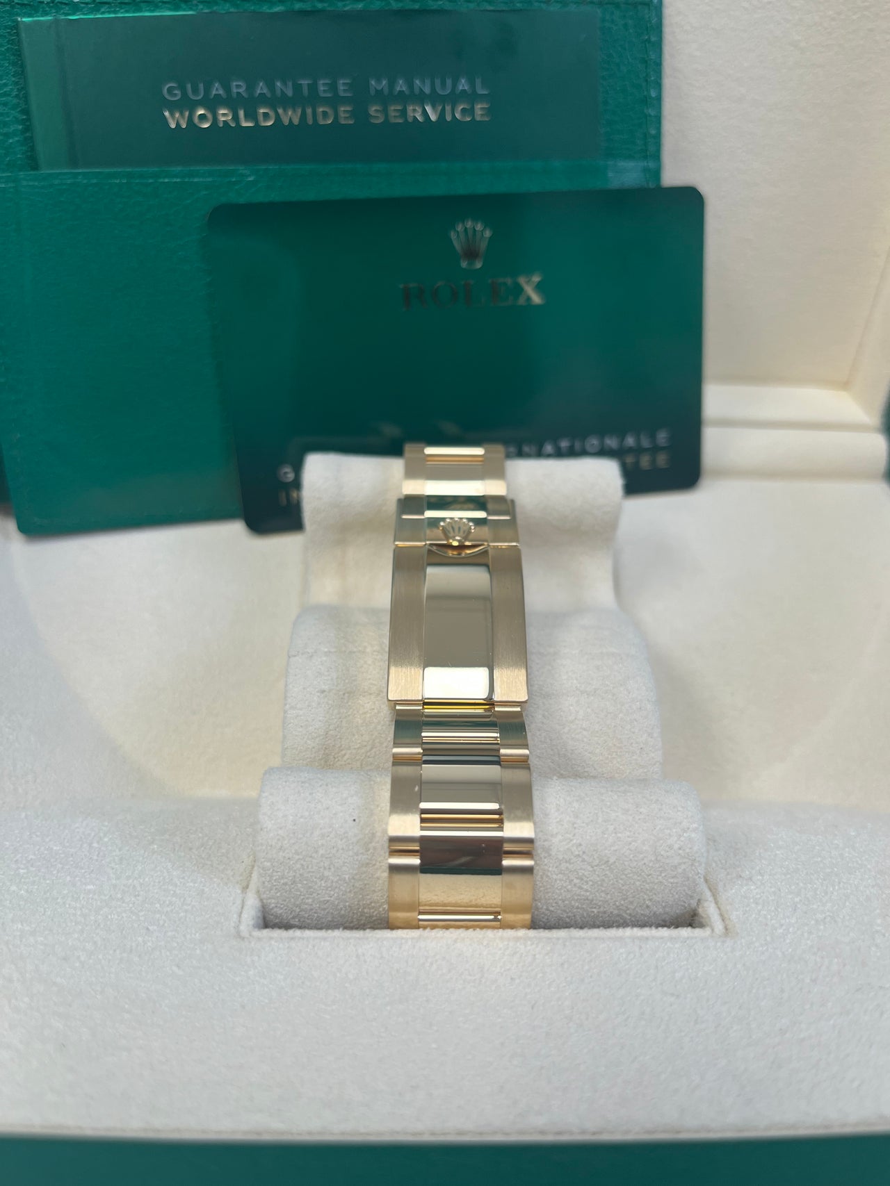 Rolex Daytona Yellow Gold Cosmograph/ Green Dial (Ref#116508)