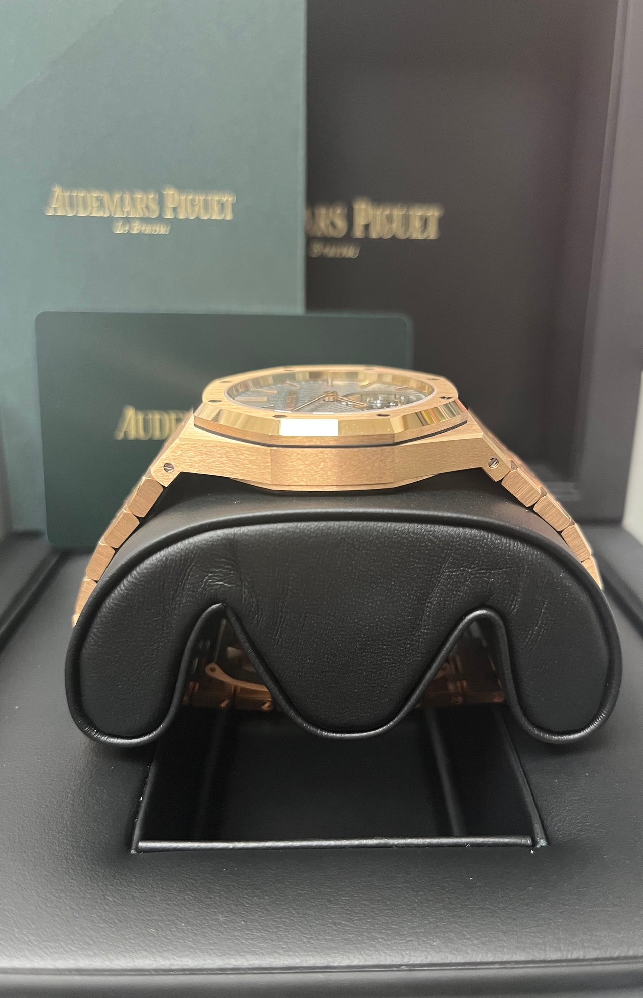 Audemars Piguet Royal Oak Tourbillon Rose Gold Grey Index Dial 26530OR.OO.1220OR.01