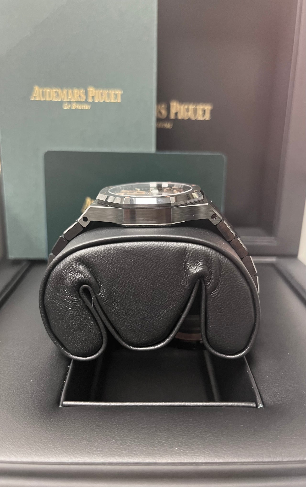 Audemars Piguet Royal Oak Black Ceramic Rainbow Dial Limited Edition 77350CE.OO.1266CE.02.A