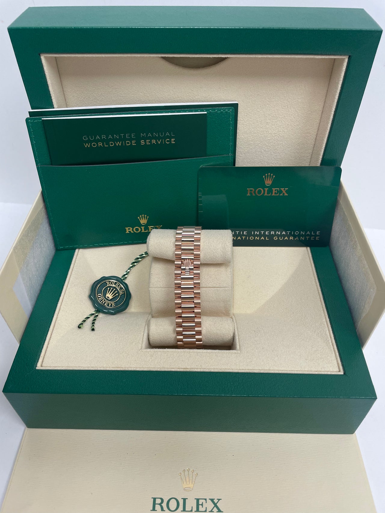 Rolex Everose Gold Datejust 31 Watch