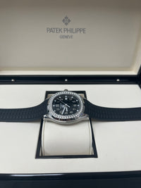 Thumbnail for Patek Philippe Aquanaut Luce Black Dial Steel Case With Diamonds (Ref# 5267/200A-001)