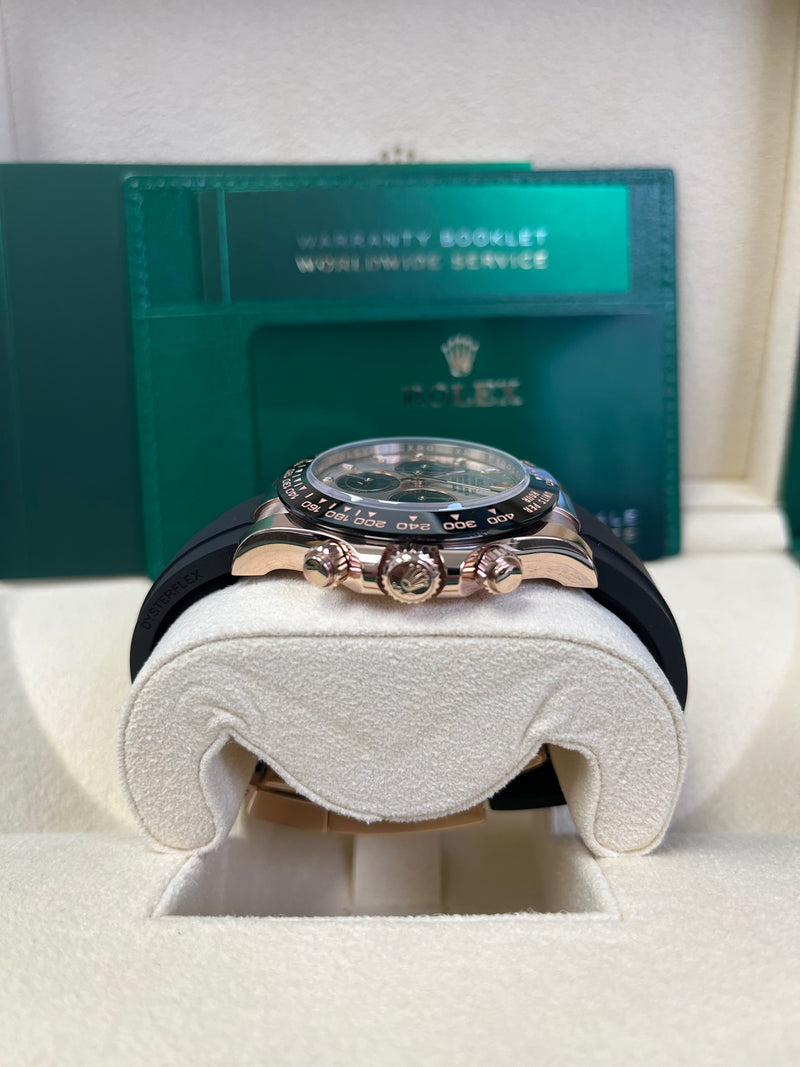 Daytona rose sales gold rubber strap