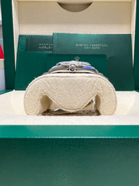 Thumbnail for Rolex Day-Date 36/ Blue Ombre Dial/ Diamond Bezel/ White Gold President Bracelet (Ref # 128349RBR)